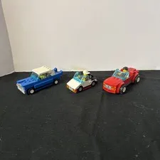 LEGO Vehicle Builds with Mini-figs Lot Of 3