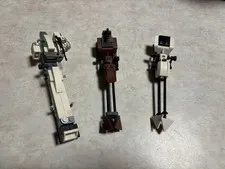 Star Wars Lego Speeder Bike Lot Of Three Miscellaneous Parts Not Complete 
