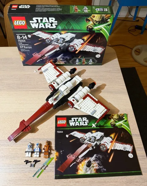 Lego Star Wars Z-95 Headhunter 75004 Complete w/ Minifigs Box Manual Pong Krell