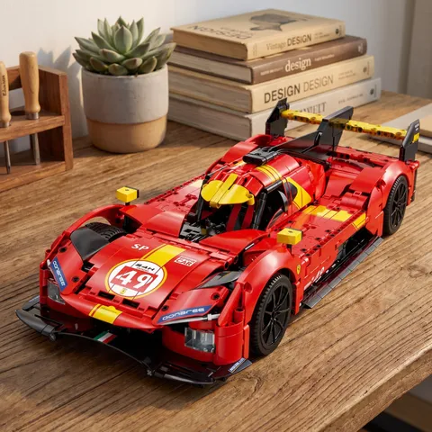 499P Car Building Blocks Moc Technic 42056 42232 42177 42172 42110 42115 42126 Set