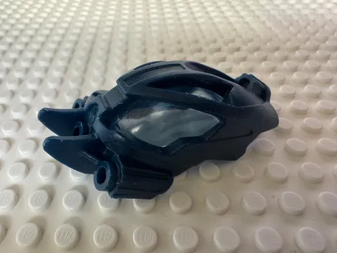 LEGO Bionicle Mask Faxon 57530 & Inner Glass Trans-Medium Blue 57702