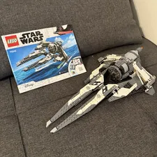 LEGO Star Wars Black Ace TIE Interceptor 75242 396pcs Poe w/ Brick Separator