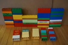 Lot of Lego DUPLO 2x4x2, 2x6x1 , 2x8x1 , 2x10x1 Bricks (76 Total)