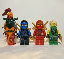 LEGO NINJAGO Minifigure Lot of 4 Kai, Jay, Lloyd, Nadakhan (READ DESCRIPTION)