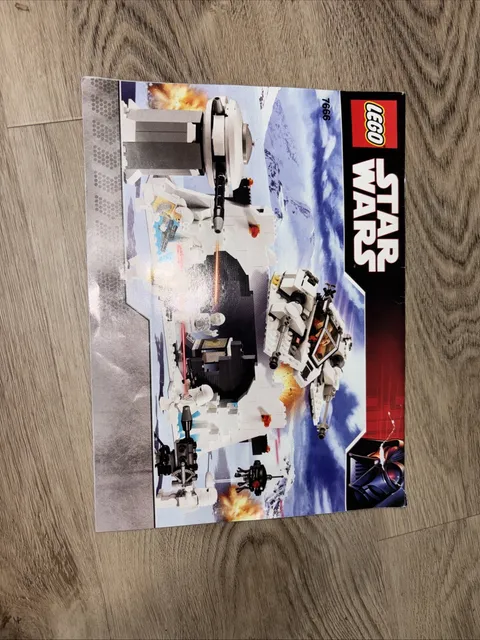 LEGO Star Wars 7666 Hoth Rebel Base Instruction Manual Booklet Only