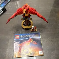 LEGO Harry Potter 76394 Fawkes Phoenix Complete 597 pcs No Box