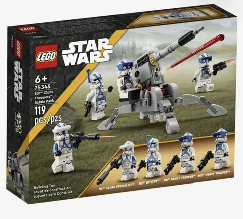 LEGO Star Wars: 501st Clone Troopers Battle Pack (75354) Brand New
