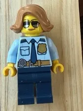 LEGO City Police Officer Minifigure – Authentic Uniformed Figure