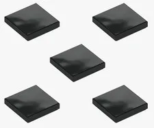 5 New LEGO Black 2x2 Tile smooth flat panel tiles 3068 306826
