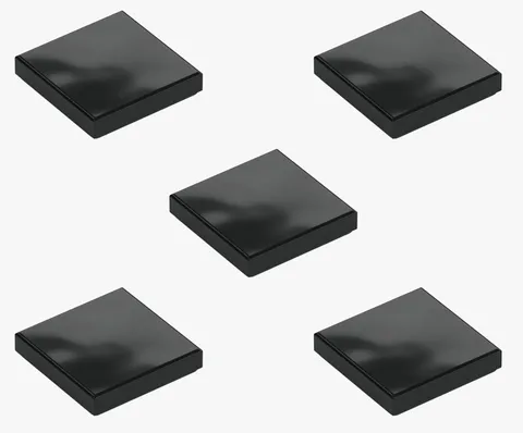 5 New LEGO Black 2x2 Tile smooth flat panel tiles 3068 306826