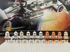 LEGO Star Wars Clone Trooper Minifigure Lot of 10