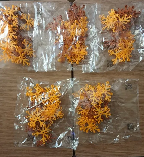 5 Bags LEGO Yellow/Brown Leaves for Tree House 21318