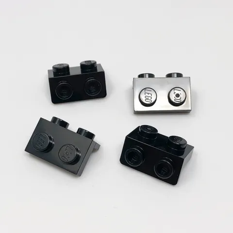 99781 LEGO Parts Bracket 1x2 - 1x2 BLACK (4)