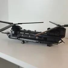 Lego MH-47G Chinook Model (Like Brickmania, Brick Veteran, ETC)