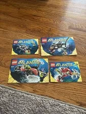 LEGO Atlantis Instructions Manual Lot 8057 8059 8056 8058 from Retired Sets