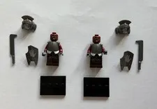 Lot Of 2 Custom Lego Lord Of The Rings Uruk-Kai Minifigures