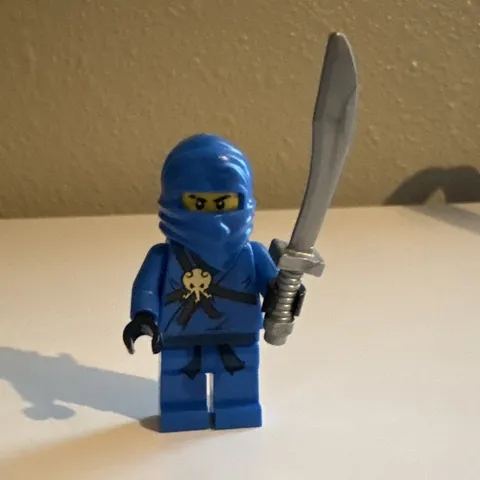 LEGO NINJAGO Blue Ninja Minifigure w/ Sword Plastic Age 6+ Ninjas