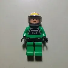 Lego Star Wars Rebel Pilot A-wing Minifigure Green 6207 Fighter sw0031a