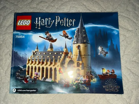 LEGO Harry Potter 75954 Hogwarts Great Hall Instruction Manual Only