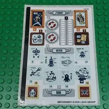 LEGO Sticker Sheet for Set 75551 Brick-Built Minions &Their Lair New Authentic