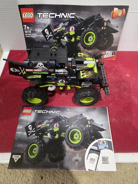 Lego Technic Monster Jam Grave Digger Pull Back 42118 toy 