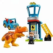 21 of 22 Bricks from Lego Duplo Jurassic World T. Rex Tower 10880 No box/manual