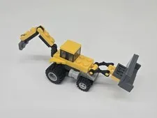 Lego Small Yellow Tracker Loader And Digger