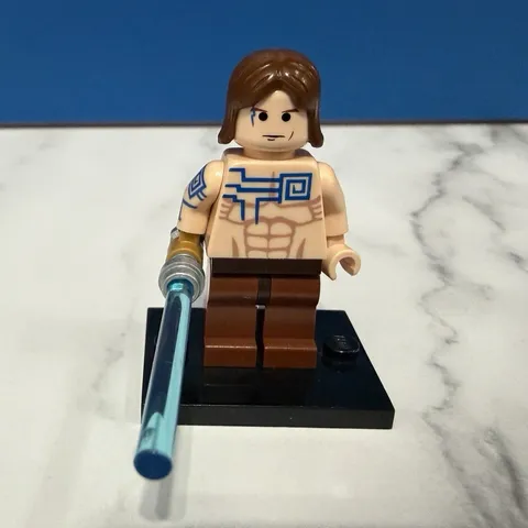 LEGO Anakin Skywalker Shirtless Tattoo Clone Wars Custom Classic Minifigure