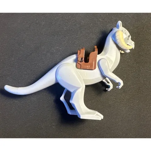 LEGO Star Wars Tauntaun Animal Figure with Brown Saddle Light Bluish Gray 8089