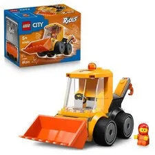 LEGO City Rides – Construction Loader Toy - Excavator Building Set w/a Worker Ju