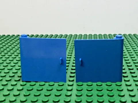 1967 LEGO Blue Doors 1 x 5 x 4 Left & Right Delivery Truck 371 333 # 3194 3195