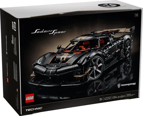LEGO Technic Koenigsegg Sadairs Spear Megacar 1:8 42232 - Presale - Ships July 7