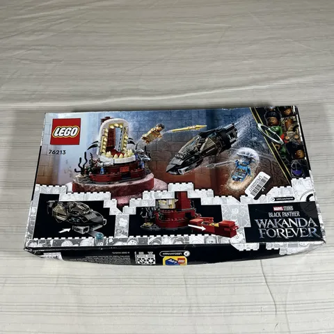 LEGO 76213 Marvel Black Panther Wakanda Forever King Namor’s Throne Room NEW