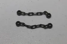 (2) LEGO Chains 5 Links Part #92338 - Dark Bluish Gray