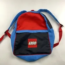 Lego Vintage Backpack Tote Duffle 1998 Toy Building Block Carry Case Knapsack
