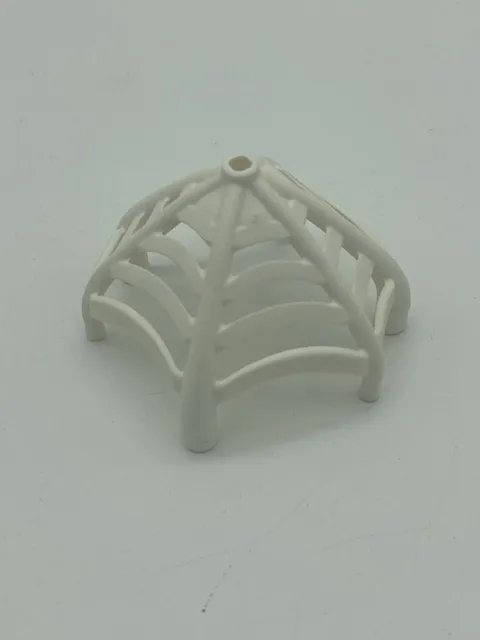 LEGO Parts - White Spider Web Conical - Flexible Rubber - No 7095 - QTY 1