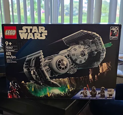 LEGO Star Wars 75347 TIE Bomber Complete Set 625pcs 9+ (All Boxes Slightly Dent)