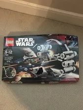 LEGO 7661 Jedi Starfighter with Hyperdrive Booster Ring Star Wars  Damaged  Box