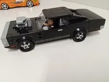 LEGO SPEED CHAMPIONS Dom's Fast & Furious 1970 Dodge Charger R/T 76912 Complete