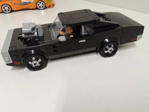LEGO SPEED CHAMPIONS Dom's Fast & Furious 1970 Dodge Charger R/T 76912 Complete