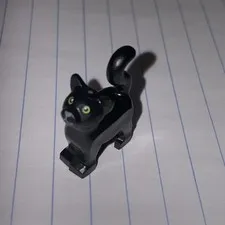 NEW Lego Thackery Binx Hocus Pocus Halloween Black Cat Lime Eyes