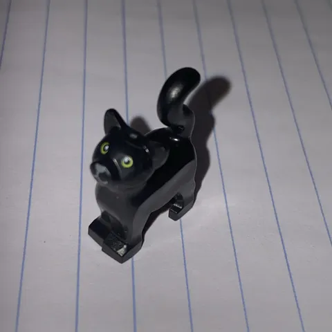 NEW Lego Thackery Binx Hocus Pocus Halloween Black Cat Lime Eyes