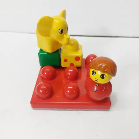  Vintage Lego Duplo Primo Baby Toddler Parts Figure & Elephant
