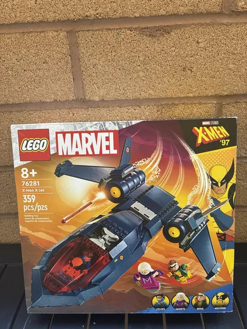 LEGO Marvel Super Heroes 76281 X-Men X-Jet Retired Set Brand New In Sealed Box