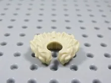 LEGO Tan Neck Fur Collar Bird Nest Accessory Minifig AC