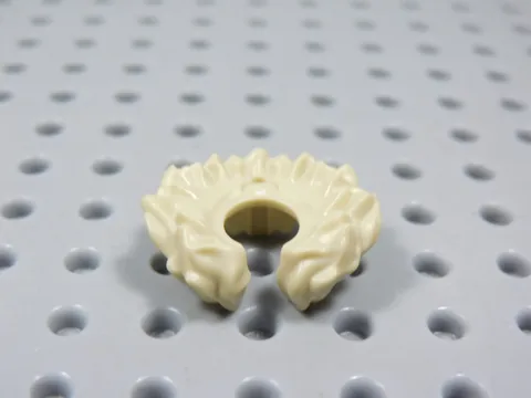LEGO Tan Neck Fur Collar Bird Nest Accessory Minifig AC