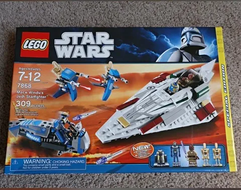 LEGO Star Wars 7868 Mace Windu Jedi Starfighter Special Edition SEALED BOX MINT