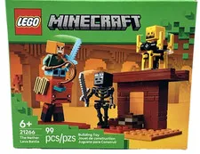 LEGO Minecraft: The Nether Lava Battle (21266) 99 Pieces Ages 6+ New In Box