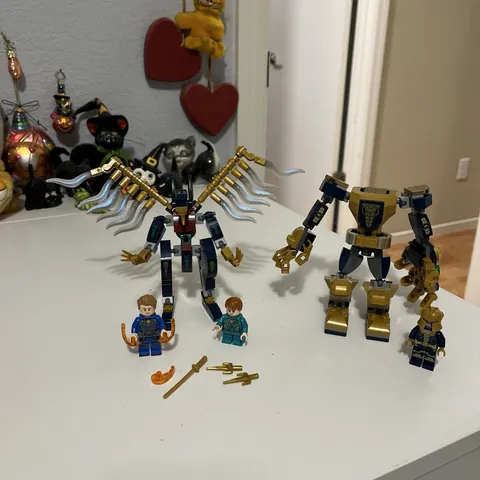 Lego 76145 Eternals Aerial Assault 76141 Thanos Mech NO Box Or Instructions