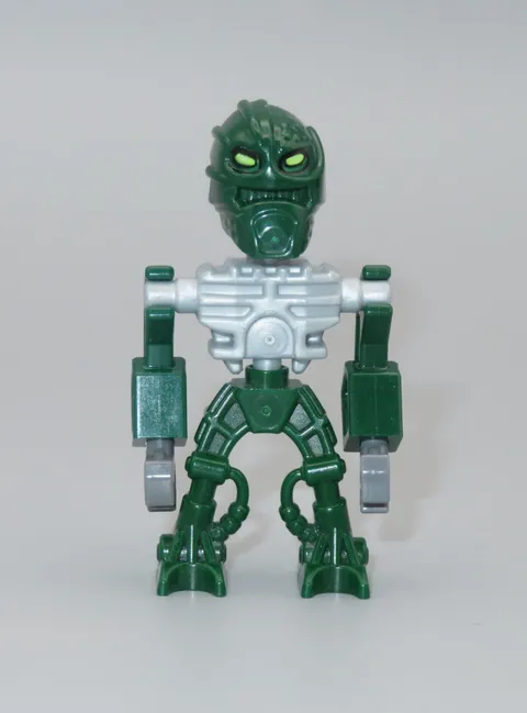 LEGO Bionicle Mini Toa Inika Kongu dark green minifigure 6937 8892 8894